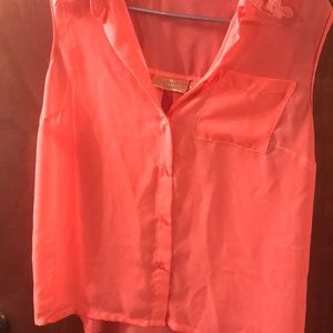 Vera Wang Peach Tank